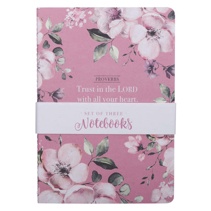 Trust in the Lord Medium Notebook Set - Proverbs 3:5 - The Christian Gift Company