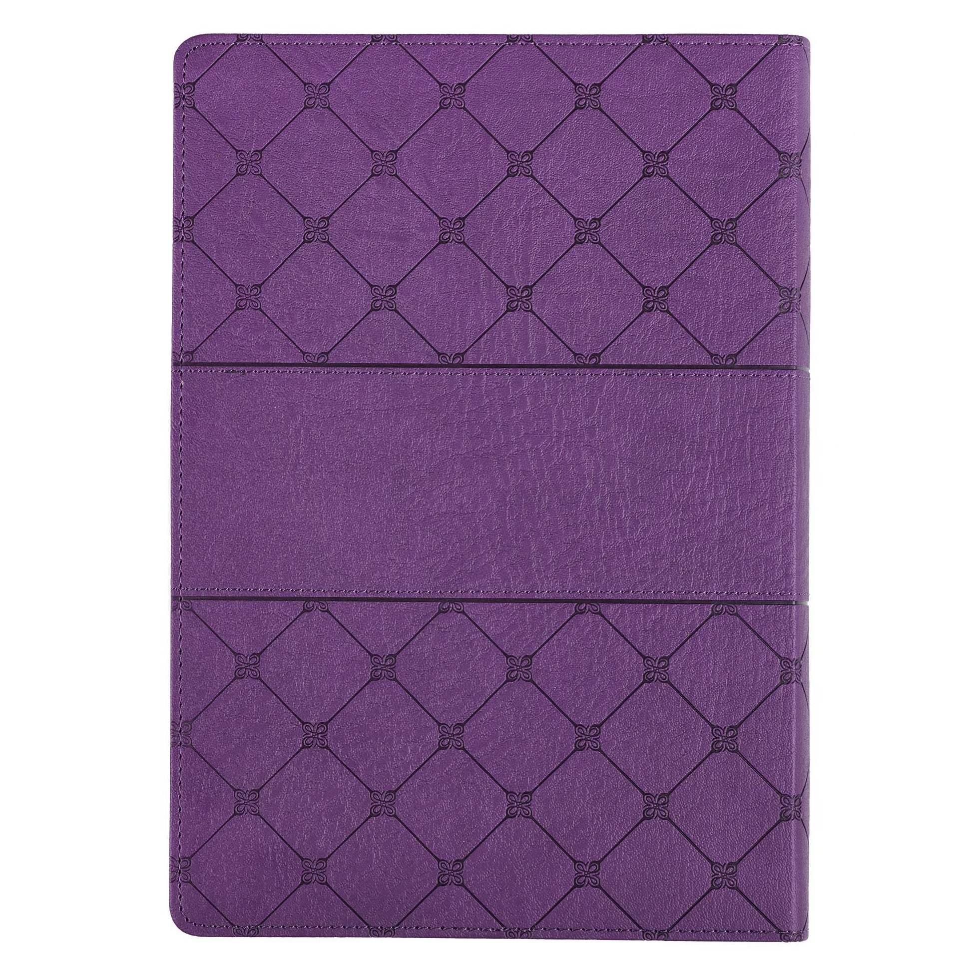 Purple Faux Leather Super Giant Print King James Version Bible - The Christian Gift Company