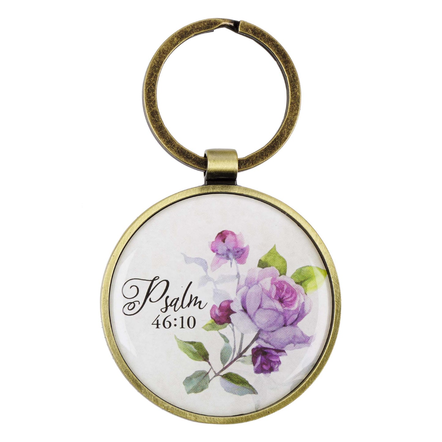 Be Still and Know Key Ring in a Tin - Psalm 46:10 - The Christian Gift Company