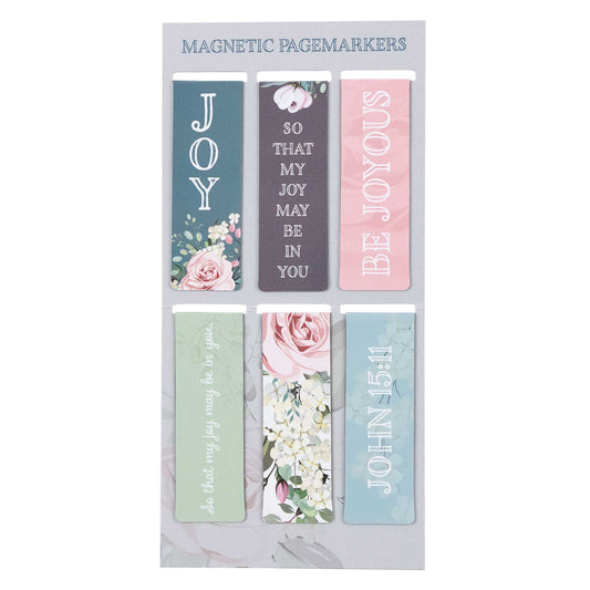 That My Joy May Be In You Magnetic Bookmark Set - John 15:11 - The Christian Gift Company