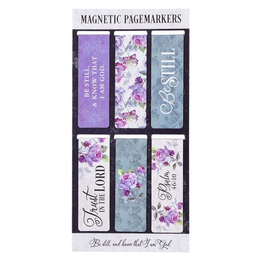 Be Still Magnetic Bookmark Set - Psalm 46:10 - The Christian Gift Company