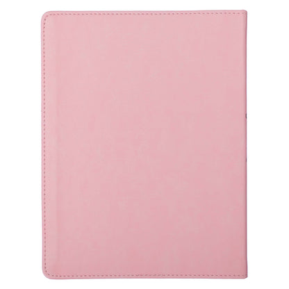 Find Rest Pink Faux Leather Devotional - The Christian Gift Company
