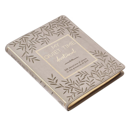 My Quiet Time Devotional Cappuccino Faux Leather Edition - The Christian Gift Company