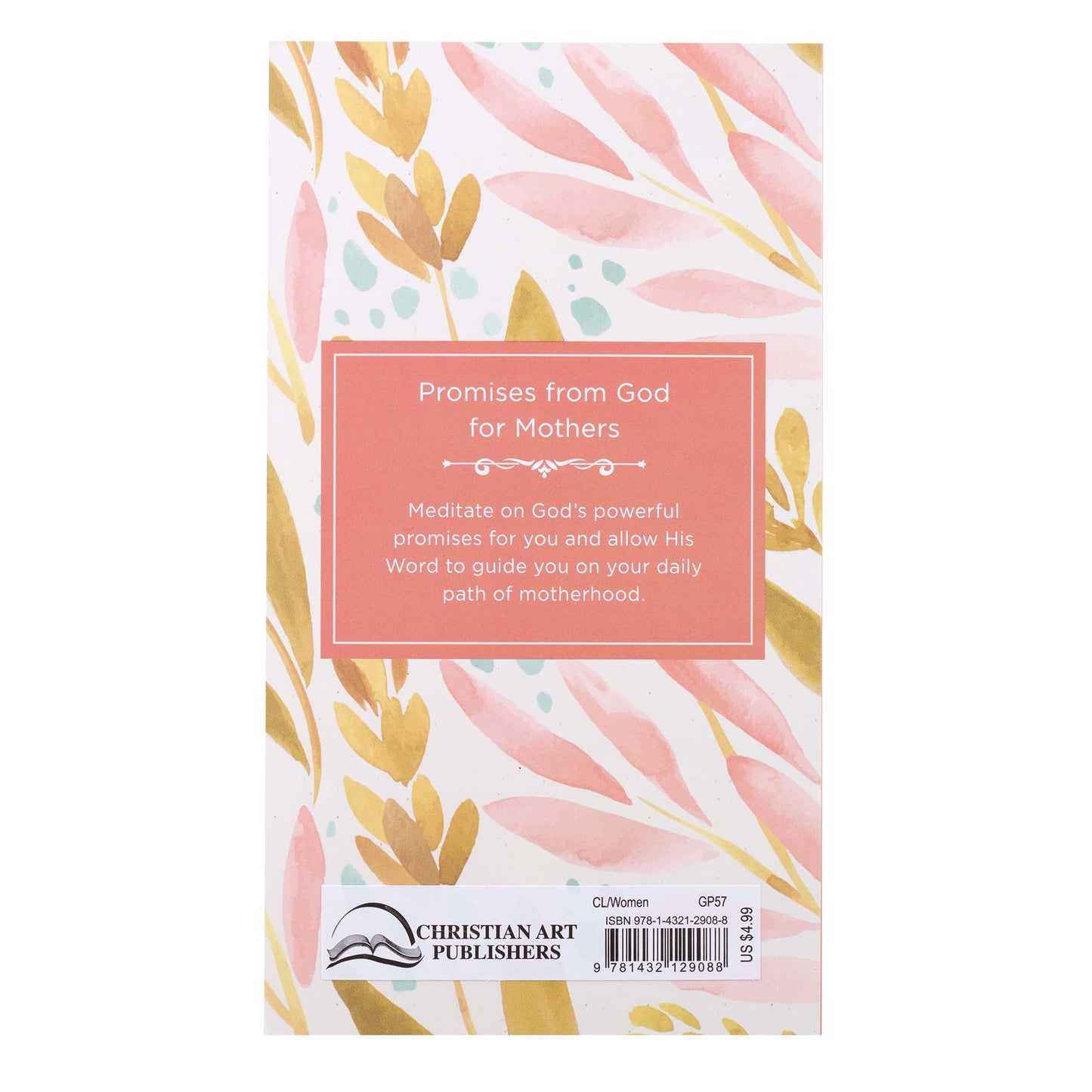 Promises From God For Mothers Pink and Green Softcover Promise Book - The Christian Gift Company