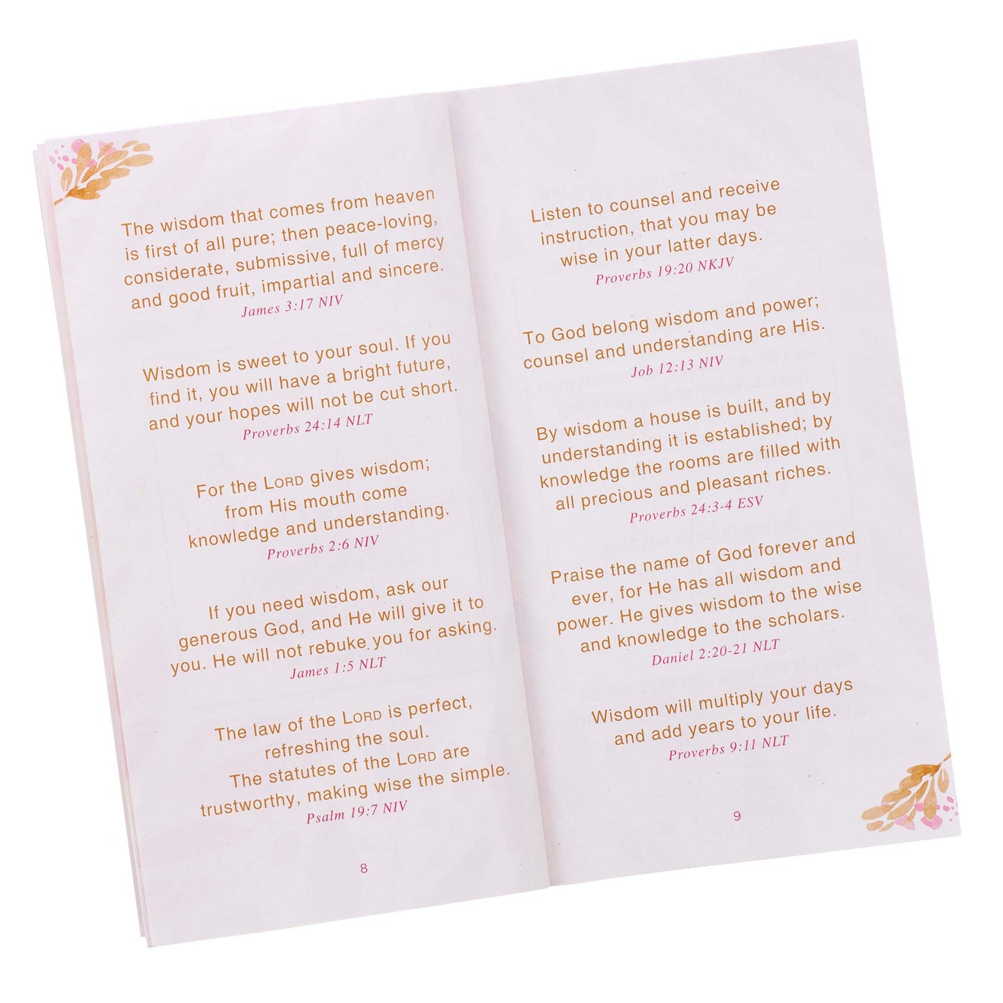 Promises From God For Mothers Pink and Green Softcover Promise Book - The Christian Gift Company