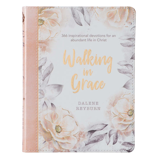 Walking in Grace Faux Leather Devotional - The Christian Gift Company