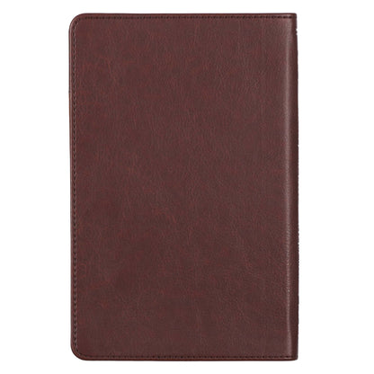 Wisdom From The Word For Men Brown Faux Leather Gift Book - The Christian Gift Company