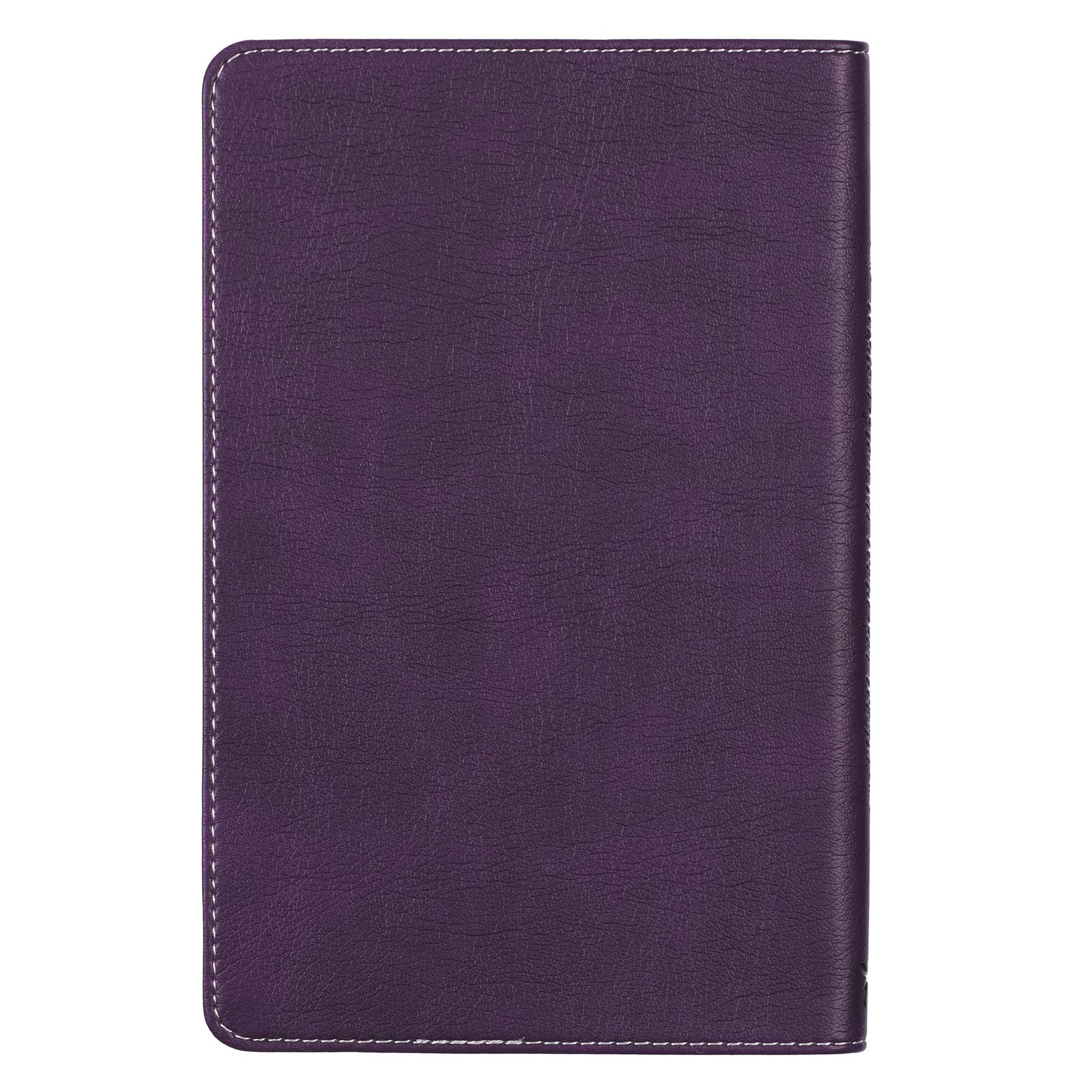 Wisdom from the Word for Women Purple Faux Leather Gift Book - The Christian Gift Company