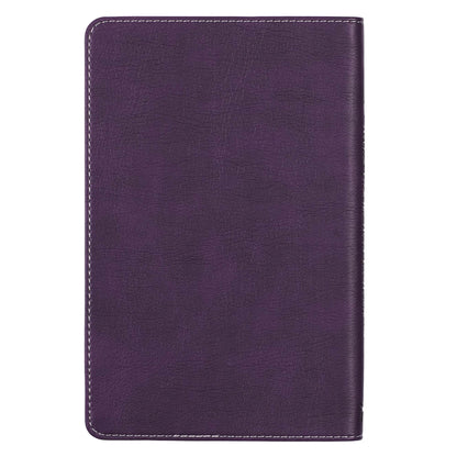 Wisdom from the Word for Women Purple Faux Leather Gift Book - The Christian Gift Company