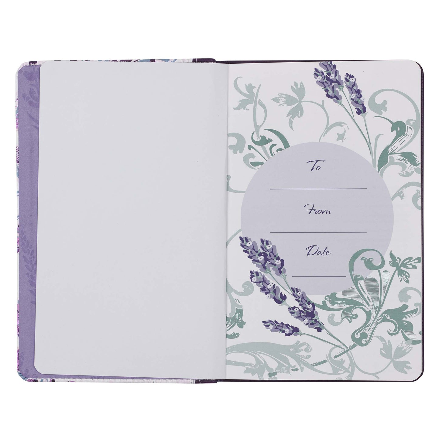 Wisdom from the Word for Women Purple Faux Leather Gift Book - The Christian Gift Company