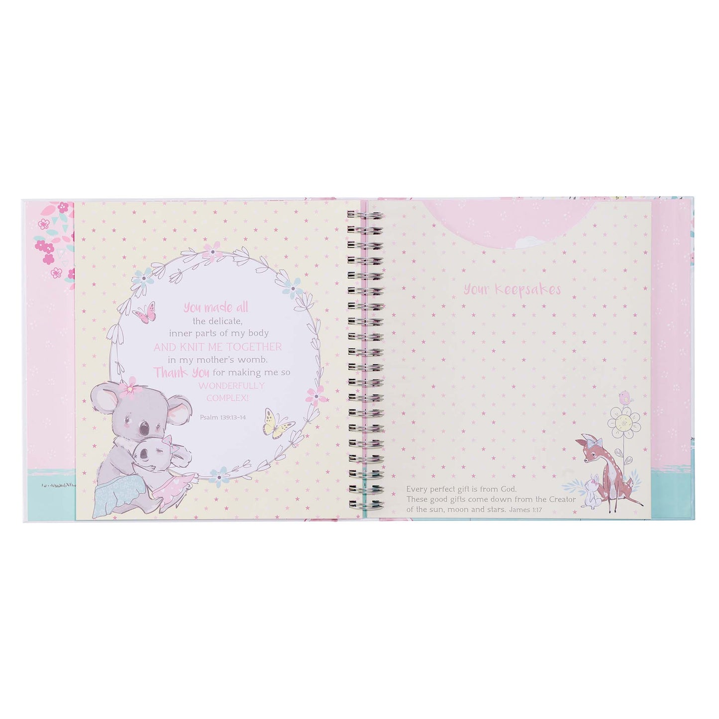 Our Baby Girl's First Year Memory Book - The Christian Gift Company