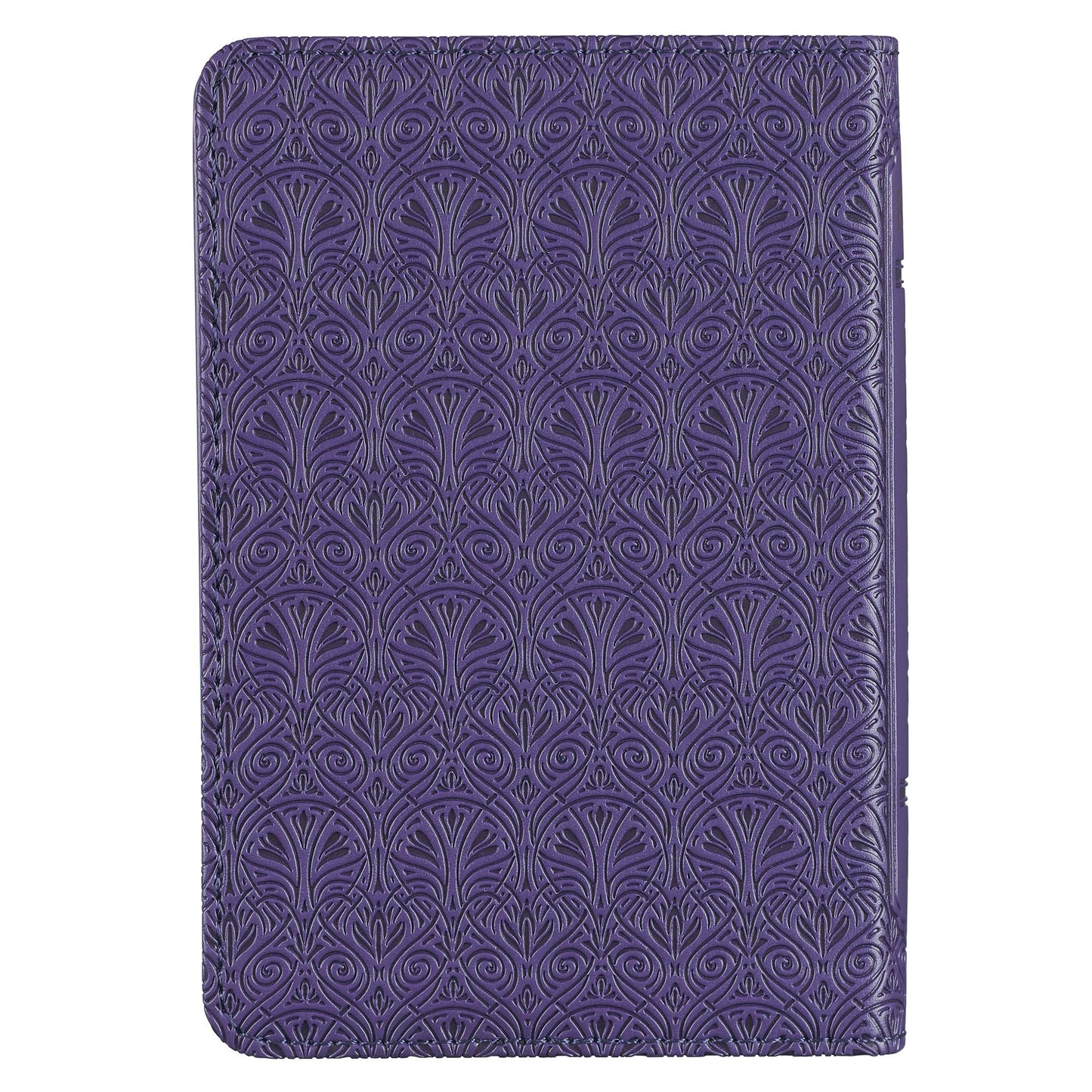 Purple Faux Leather King James Version Mini Pocket Bible - The Christian Gift Company