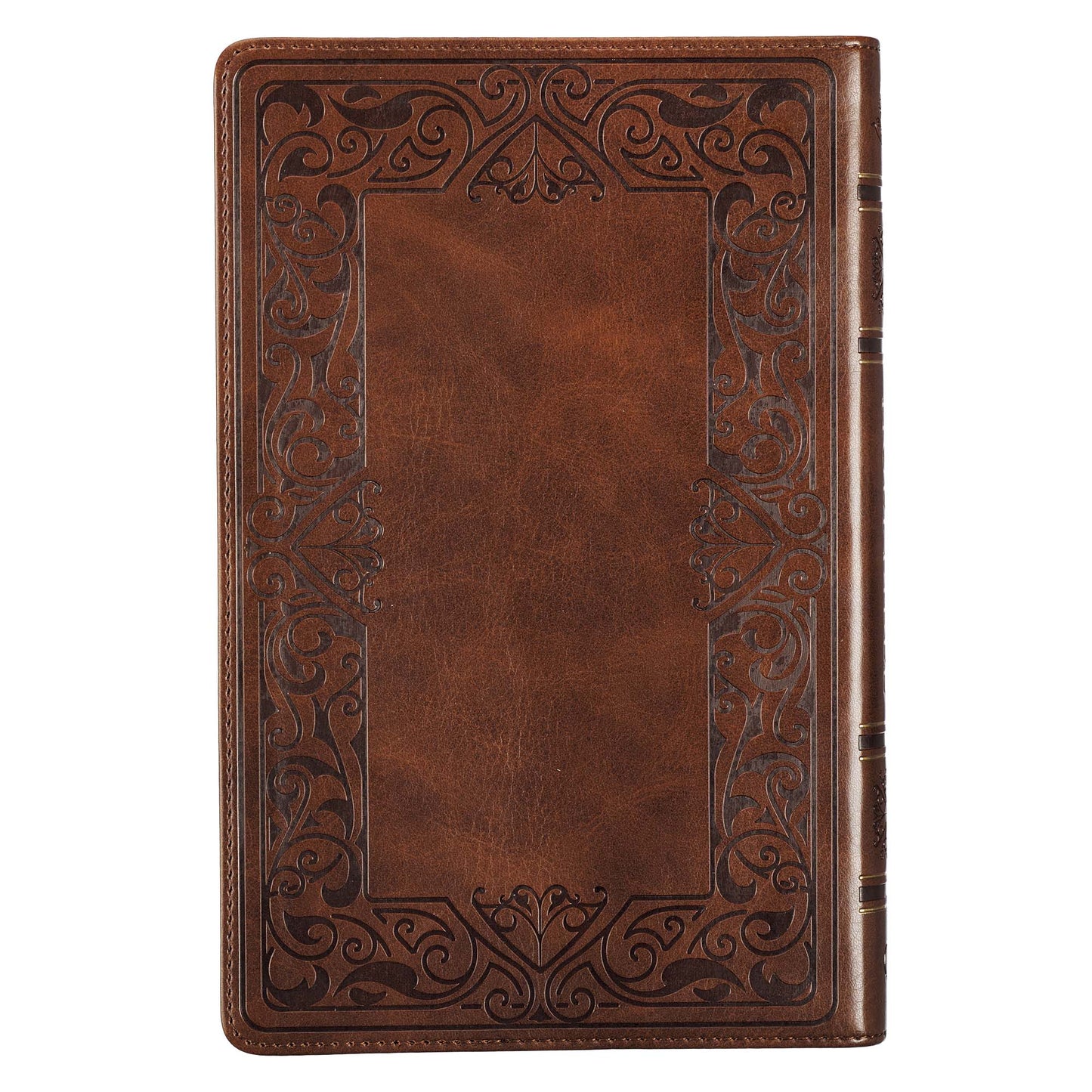 Medium Brown King James Version Deluxe Gift Bible with Thumb Index - The Christian Gift Company