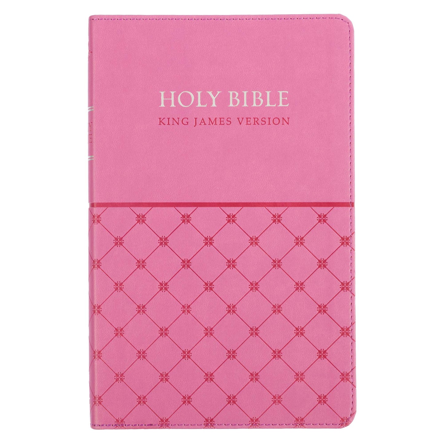 Pink Faux Leather King James Version Gift Edition Bible - The Christian Gift Company