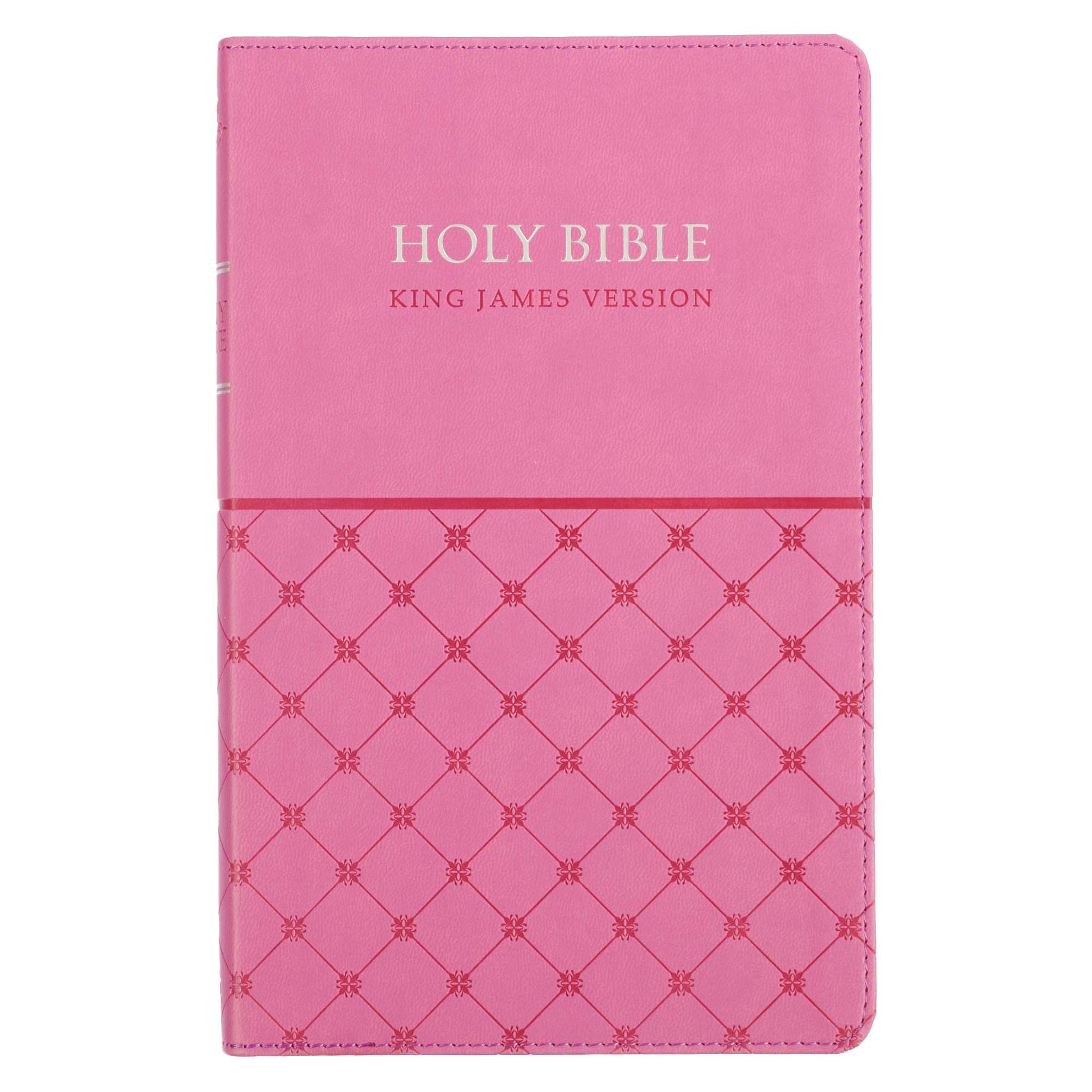 Pink Faux Leather King James Version Gift Edition Bible - The Christian Gift Company