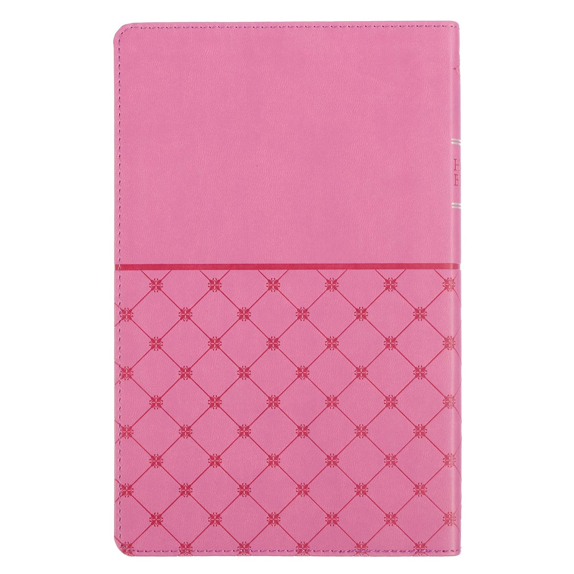 Pink Faux Leather King James Version Gift Edition Bible - The Christian Gift Company