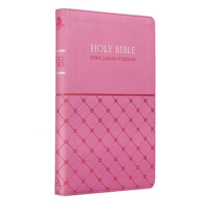 Pink Faux Leather King James Version Gift Edition Bible - The Christian Gift Company