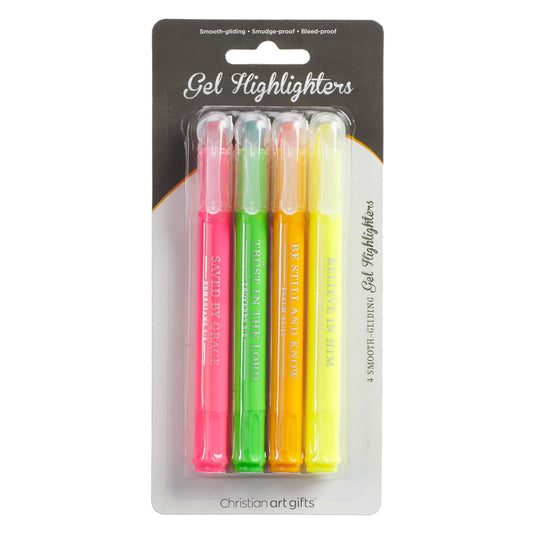 Twist and Glide 4 Piece Highlighter Set - The Christian Gift Company