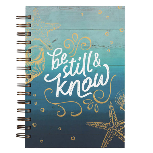 Be Still & Know Large Wirebound Journal - Psalm 46:10 - The Christian Gift Company