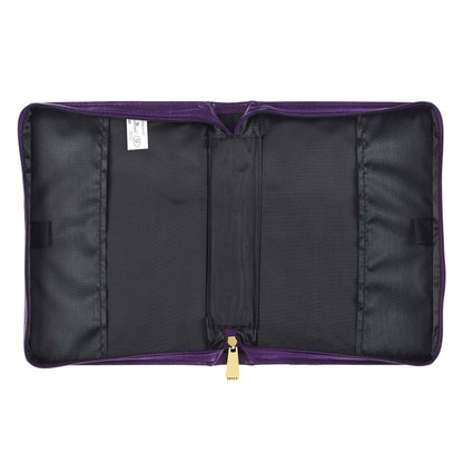 Amazing Grace Purple Faux Leather Fashion Bible Cover - The Christian Gift Company