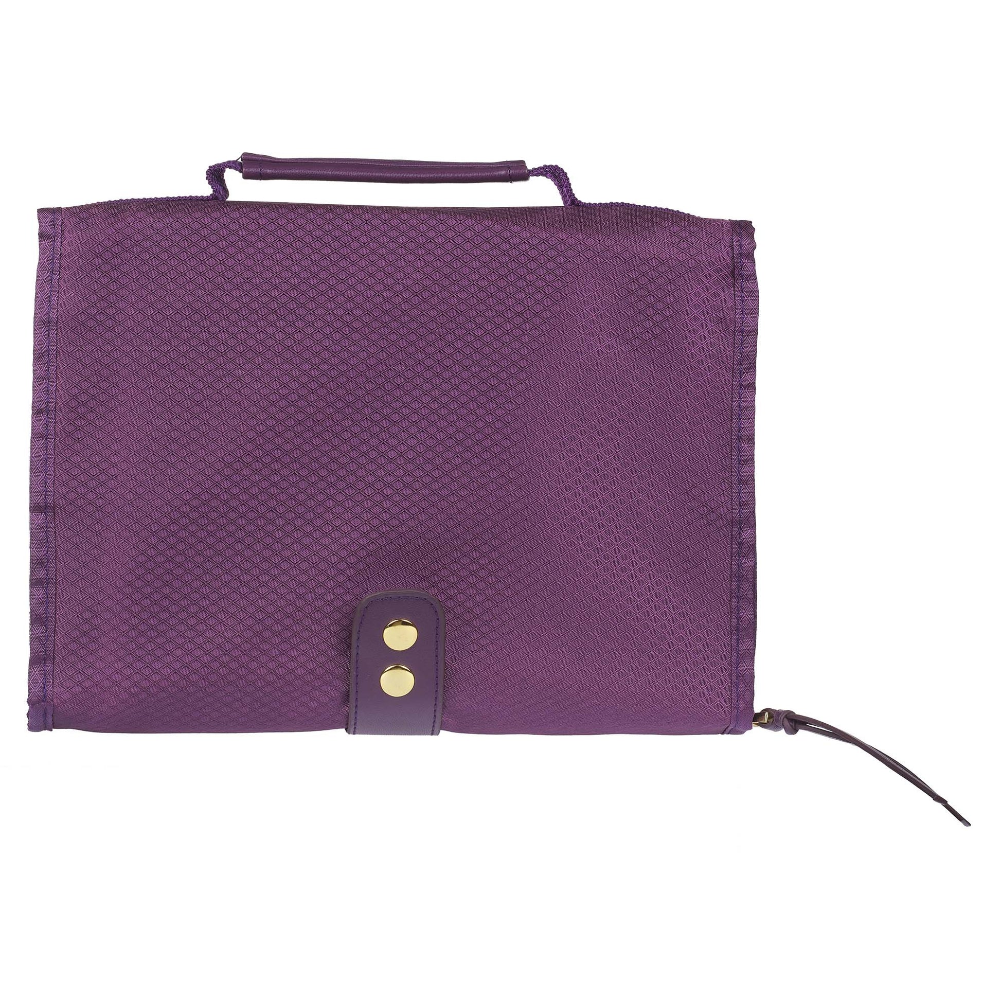 Grace Purple Tri-fold Organiser Bible Cover - The Christian Gift Company