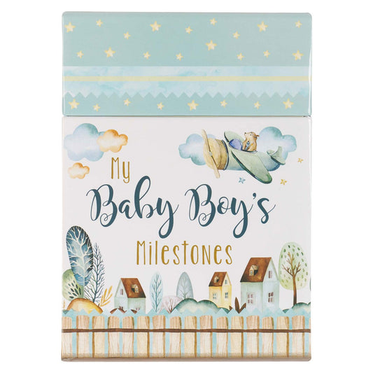 My Baby Boy's Milestone Cards - The Christian Gift Company