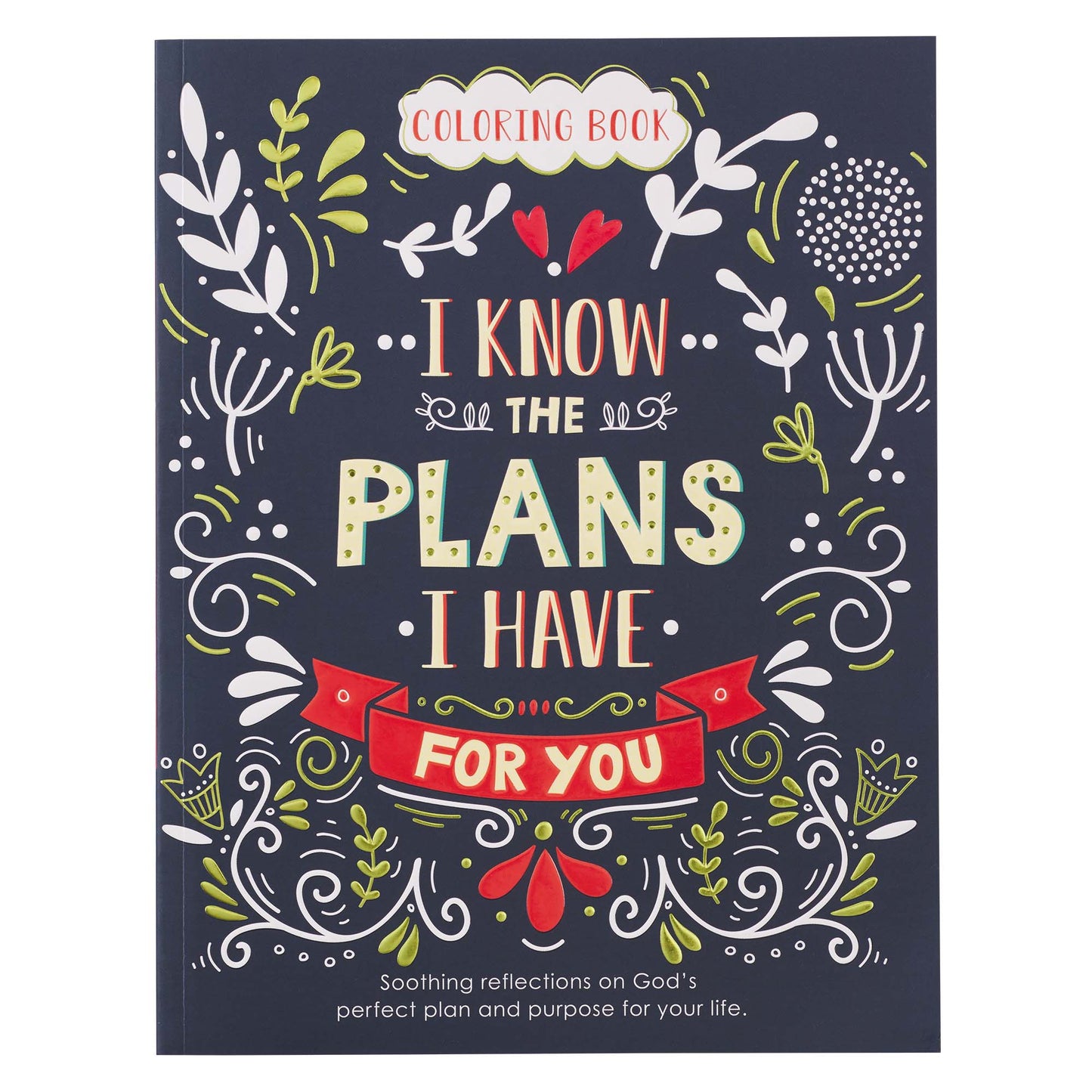 I Know the Plans I Have for You Colouring Book for Adults - Jeremiah 29:11 - The Christian Gift Company