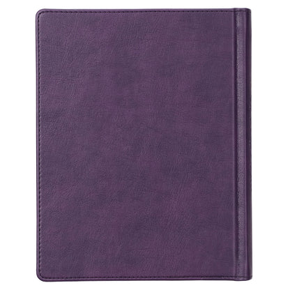Purple Faux Leather Hardcover KJV My Creative Bible - The Christian Gift Company