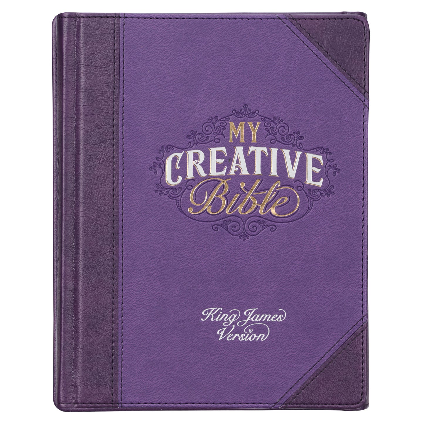 Purple Faux Leather Hardcover KJV My Creative Bible - The Christian Gift Company