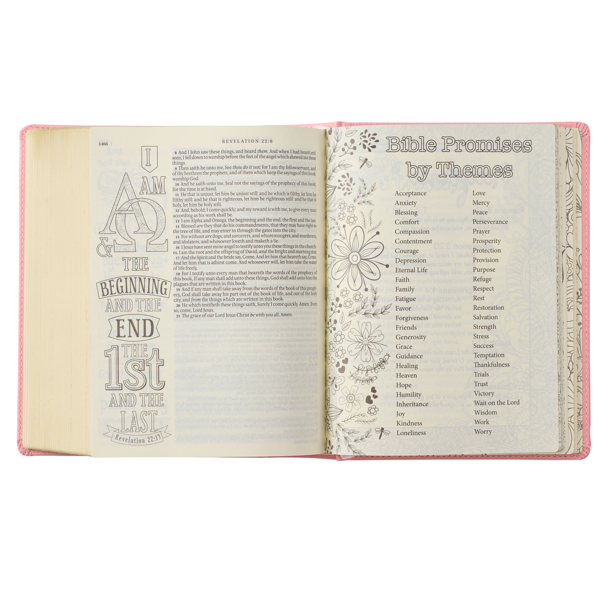 Pink Hardcover Faux Leather KJV My Promise Bible - The Christian Gift Company