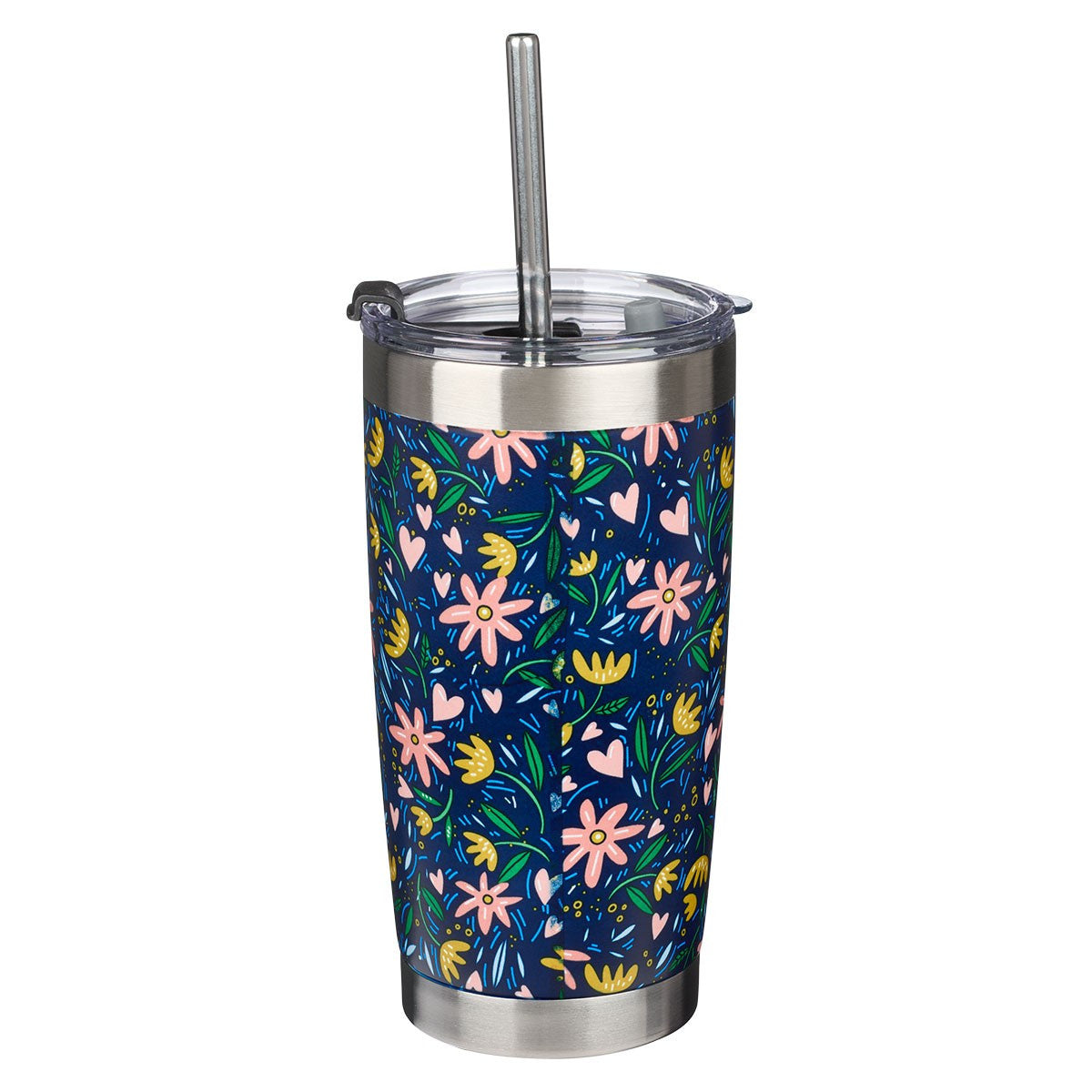 Everything Beautiful Stainless Steel Travel Mug with Reusable Stainless Steel Straw - Ecclesiastes 3:11 - The Christian Gift Company