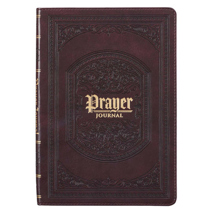 The LORD's Prayer Dark Brown Prompted Prayer Journal - The Christian Gift Company