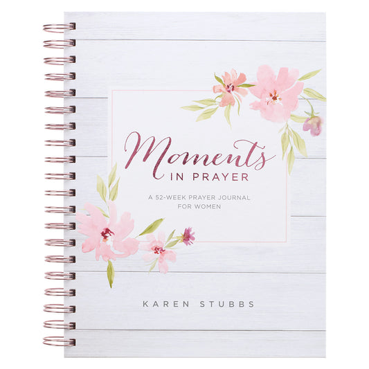 Moments in Prayer Wirebound Prompted Prayer Journal - The Christian Gift Company