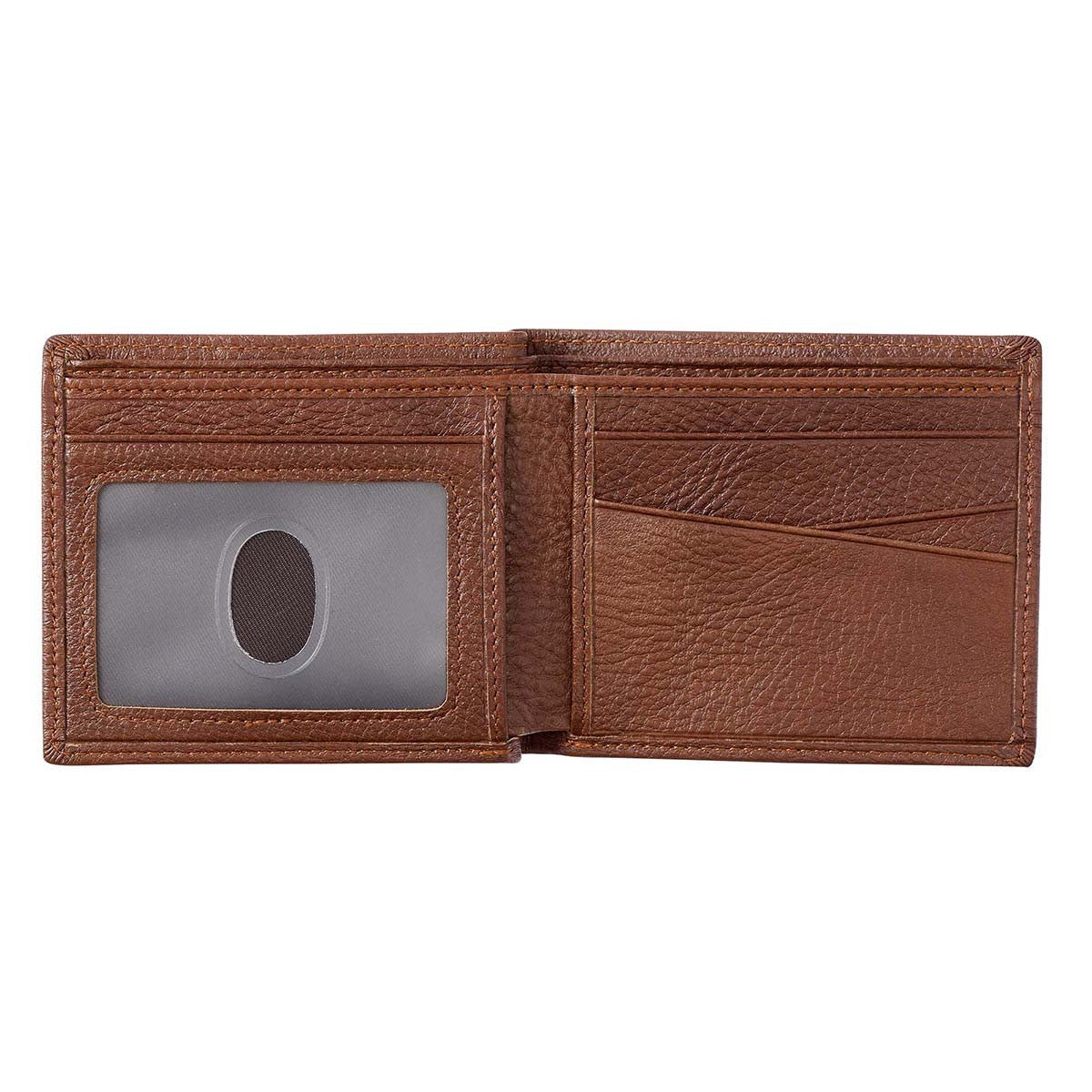 Blessed Is The Man Timber Spice Brown Genuine Leather Wallet - Jeremiah 17:7 - The Christian Gift Company