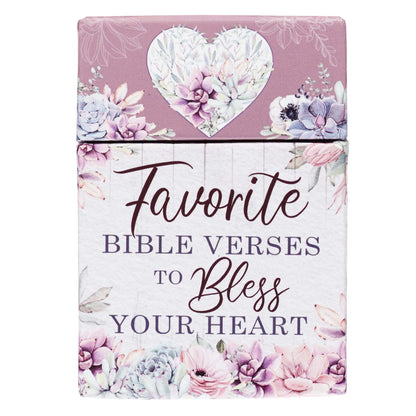 Favorite Bible Verses to Bless Your Heart Box of Blessings - The Christian Gift Company