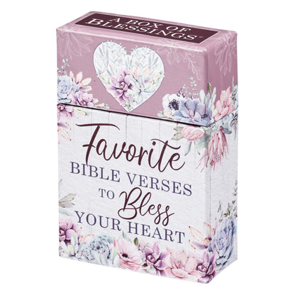 Favorite Bible Verses to Bless Your Heart Box of Blessings - The Christian Gift Company