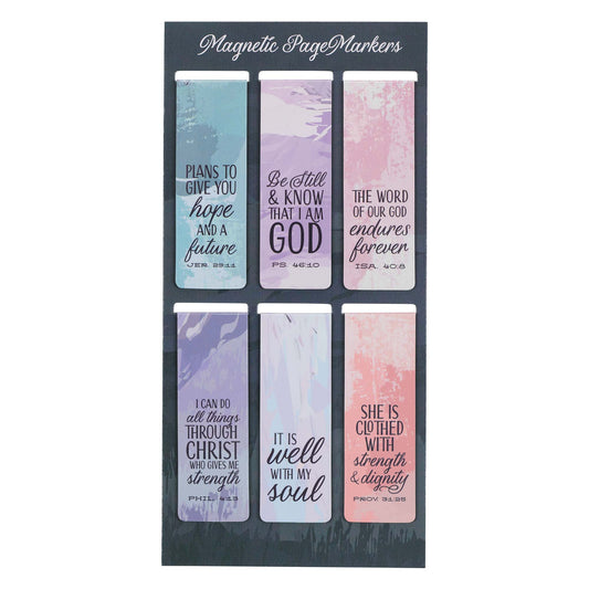 Scenic Magnetic Bookmark Set - The Christian Gift Company