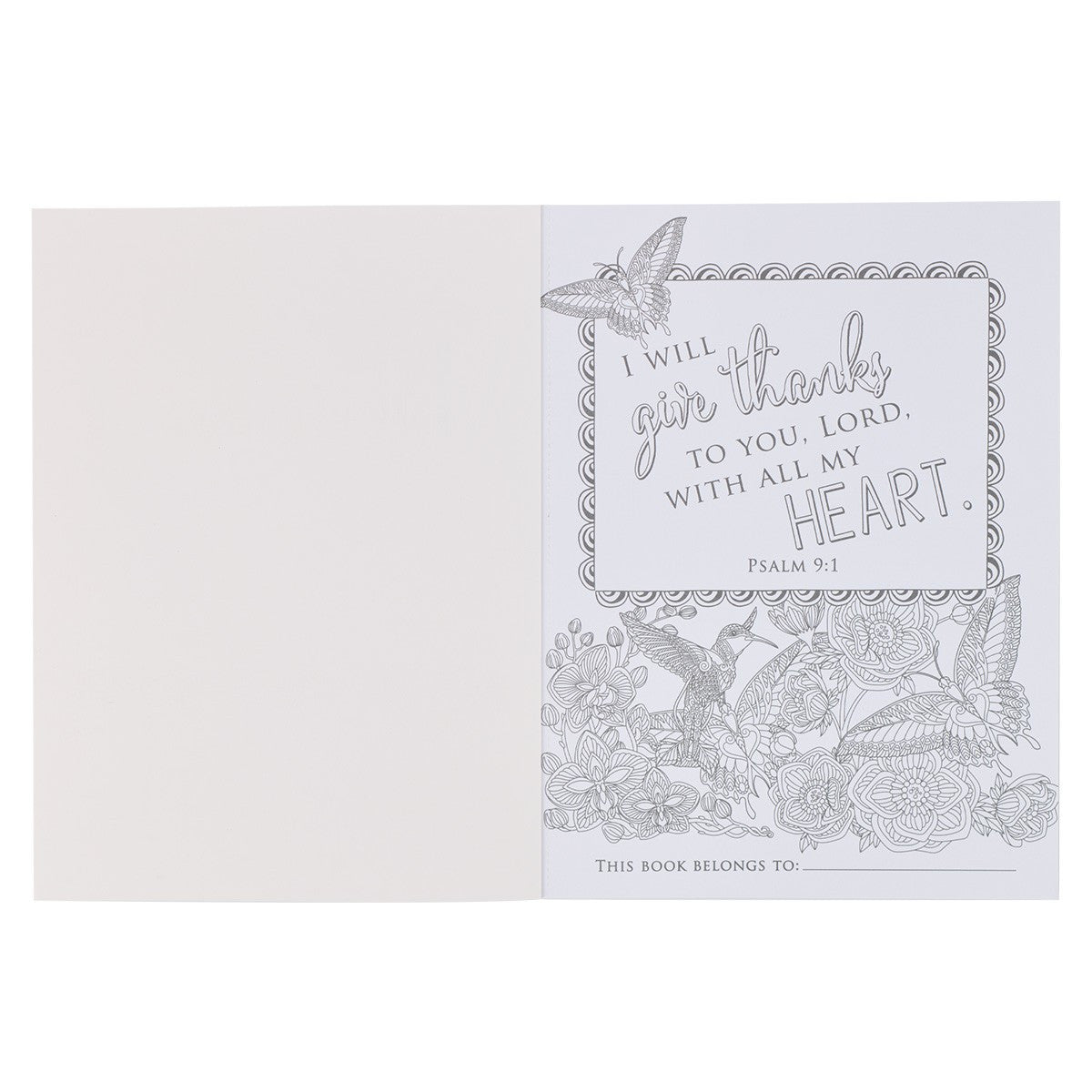 Grateful & Blessed Colouring Book - The Christian Gift Company