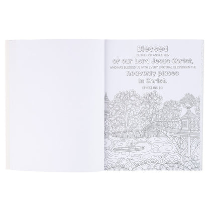 Grateful & Blessed Colouring Book - The Christian Gift Company