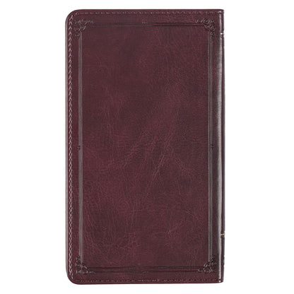 Promises to Strengthen Your Faith Brown Faux Leather Gift Book - The Christian Gift Company