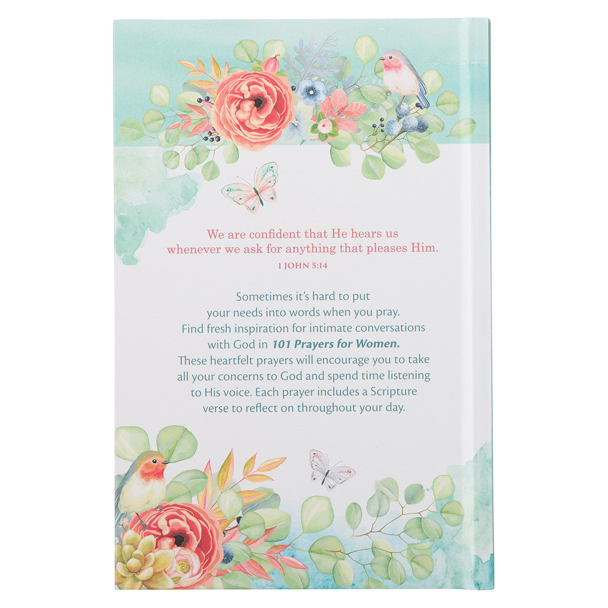 101 Prayers for Women Teal Hardcover Gift Book - The Christian Gift Company