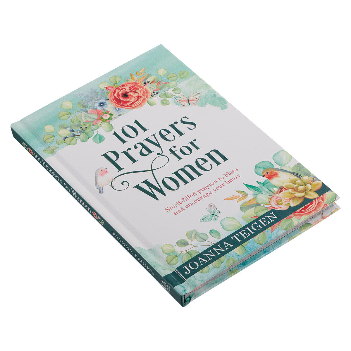 101 Prayers for Women Teal Hardcover Gift Book - The Christian Gift Company