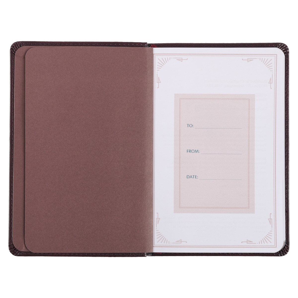 101 Prayers for Men Brown Faux Leather Gift Book - Psalm 145:18