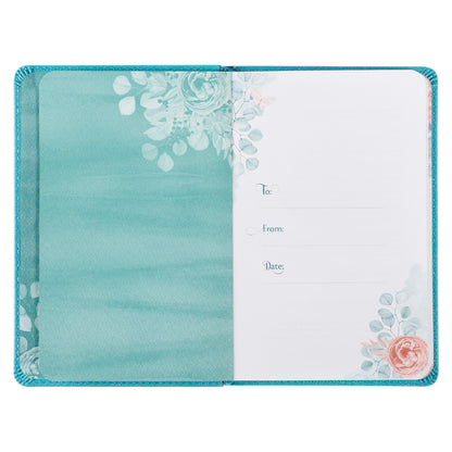 101 Prayers for Women Turquoise Faux Leather Gift Book - The Christian Gift Company