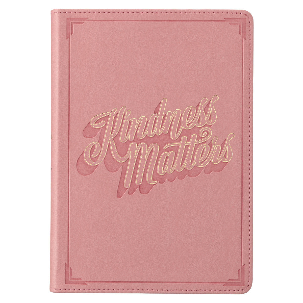 Kindness Matters Pink Faux Leather Classic Journal - The Christian Gift Company