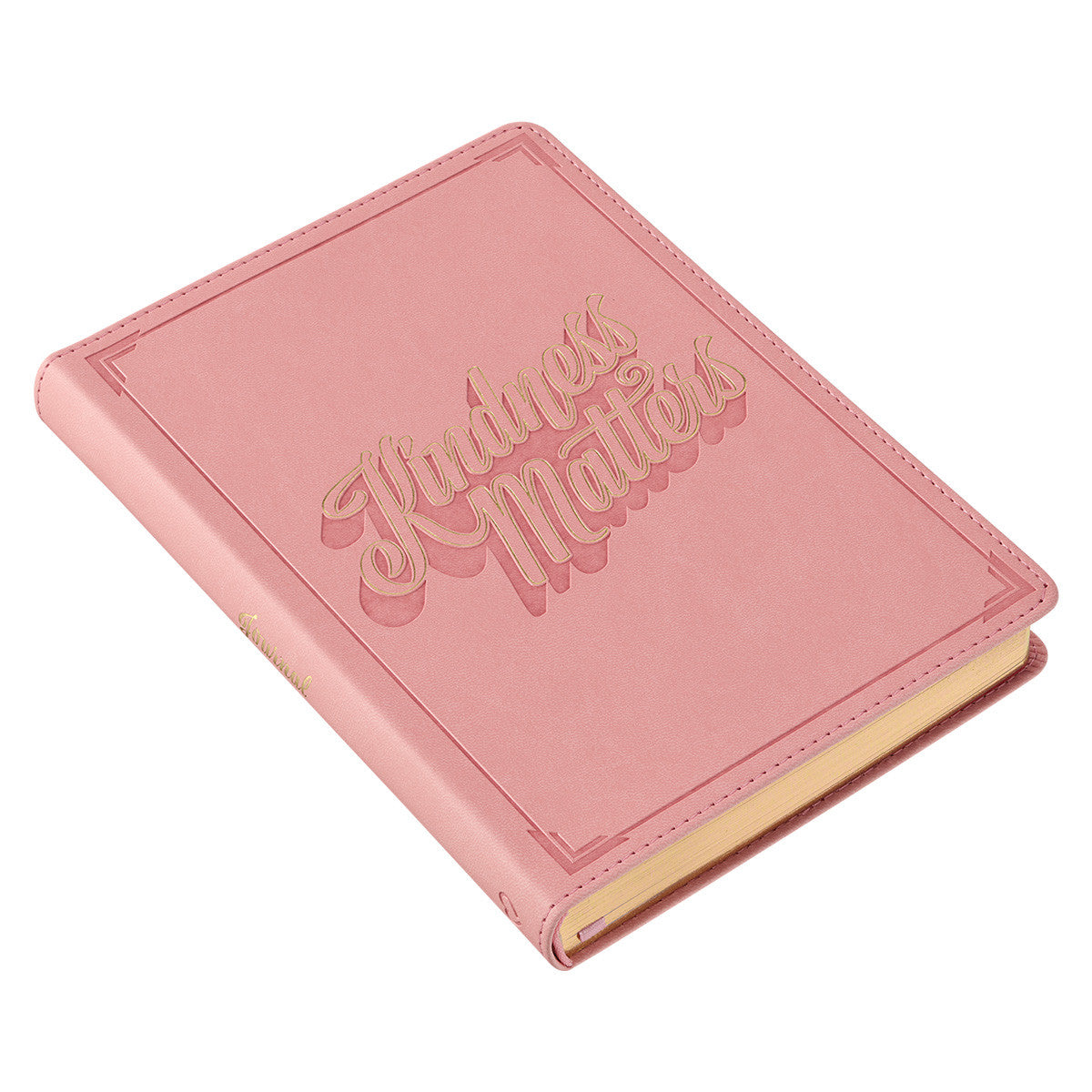 Kindness Matters Pink Faux Leather Classic Journal - The Christian Gift Company