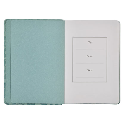 Always Stay Humble and Kind Teal Faux Leather Classic Journal - The Christian Gift Company