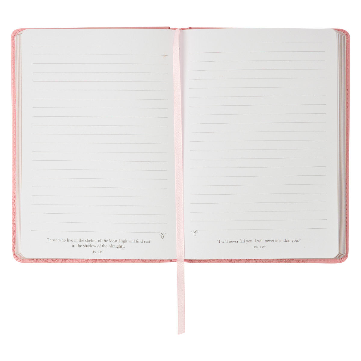 Joyful in Hope Pink Faux Leather Classic Journal - Romans 12:12 - The Christian Gift Company