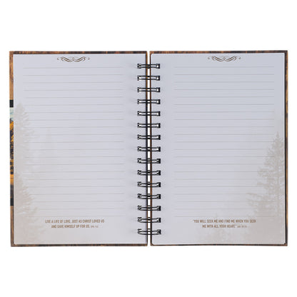 The LORD is My Strength Wirebound Journal - Psalm 28:7 - The Christian Gift Company