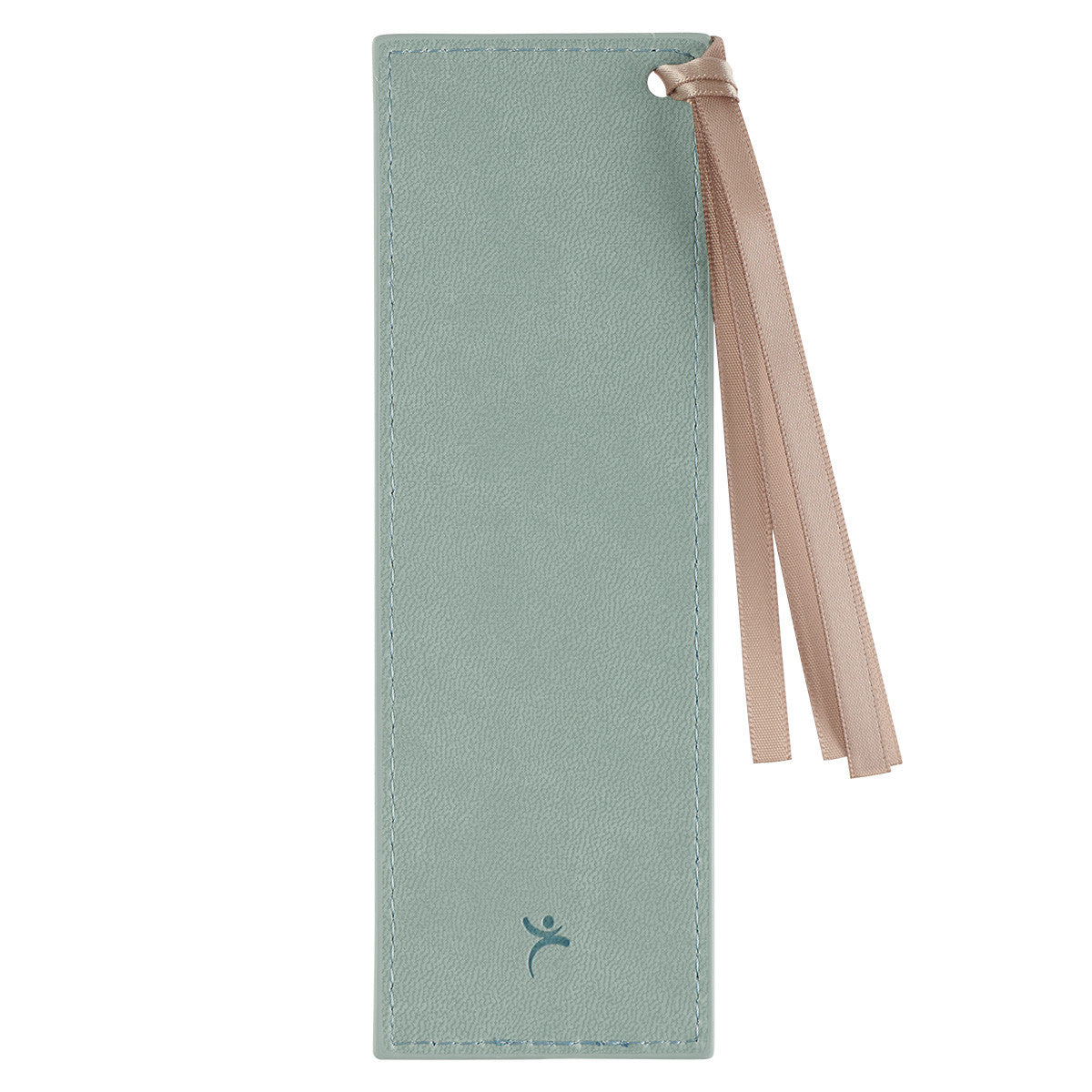 Live by Faith Teal Faux Leather Bookmark - 2 Corinthians 5:6-7 - The Christian Gift Company